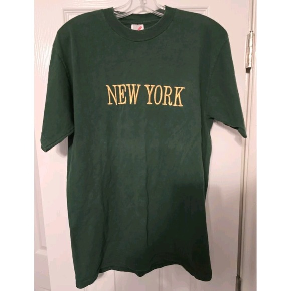 Jerzees Other - Vintage Jerzees New York City Green Short Sleeve T-Shirt Size Large Made In USA